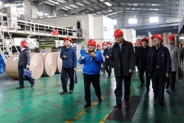 国家邮政局赵民一行莅临2138cn太阳集团城调研快递包装绿色治理试点工作